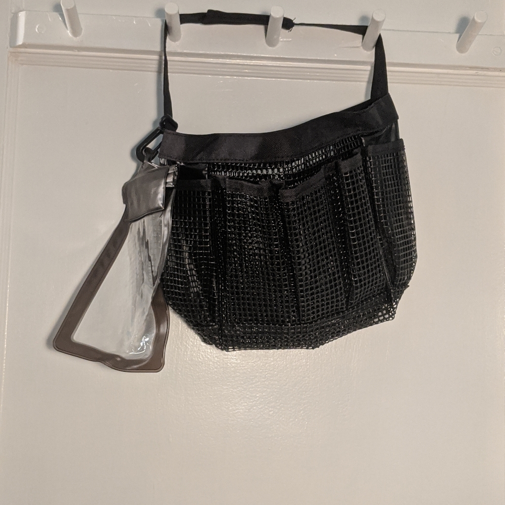 Waterproof self-draining shower caddy